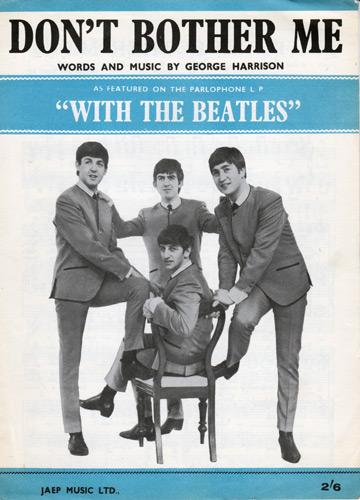 The-Beatles-memorabilia-dont-bother-me-sheet-music-northern-songs-john-lennon-autograph-paul-mccartney-autograph-george-harrison-autograph-ringo-starr-autograph