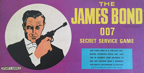 1960'S SPEAR'S GAMES JAMES BOND 007 SECRET SERVICE GAME SPARE/REPLACEMENT PARTS 