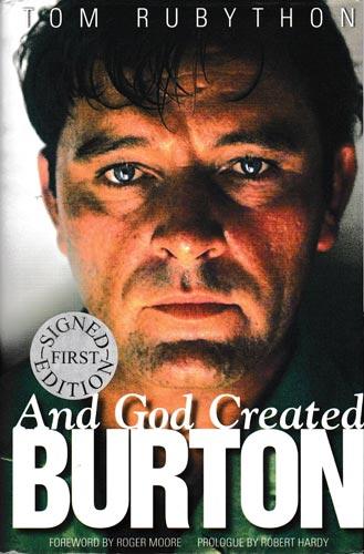 Tom-Rubython-autograph-signed-Richard-Burton-memorabilia-biography-and-god-created-book-first-edition