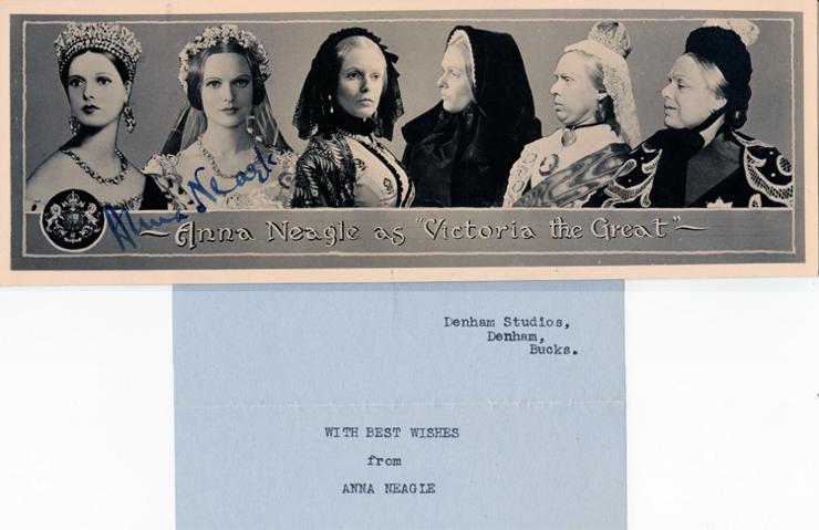 anna-neagle-autograph-signed-Hollywood-movie-memorabilia_Victoria-the-Great-Nell-Gwynn-Sixty-Glorious-Years-Nurse-Edith-Cavell-Peter-Pan-Irene-No-No-Nanette-Emma--Odette-Charlie-Girl