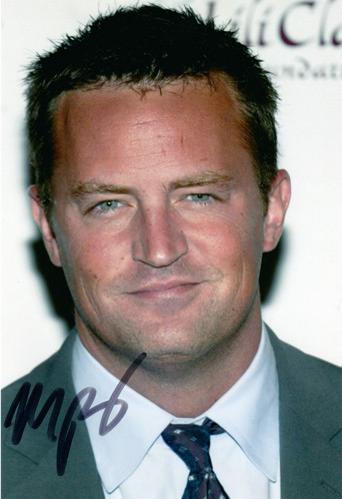 matthew perry autograph signed tv television movie memorabilia friends west wing whole nine yards Chandler Bing studio 60 sunset strip fools rush in odd couple